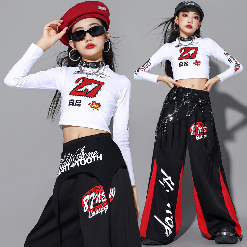 2025 Jazz Dance Clothes Girls  - Street Fashion Outfit Girl recension och pris